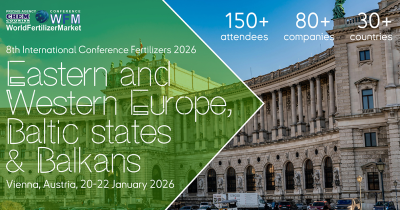 8th International Conference Fertilizers 2026: Eastern and Western Europe, Baltic states & Balkans Vienna, Austria, 20-22 January 2026
